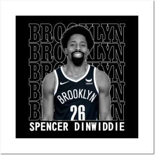 Brooklyn Nets Spencer Dinwiddie Posters and Art